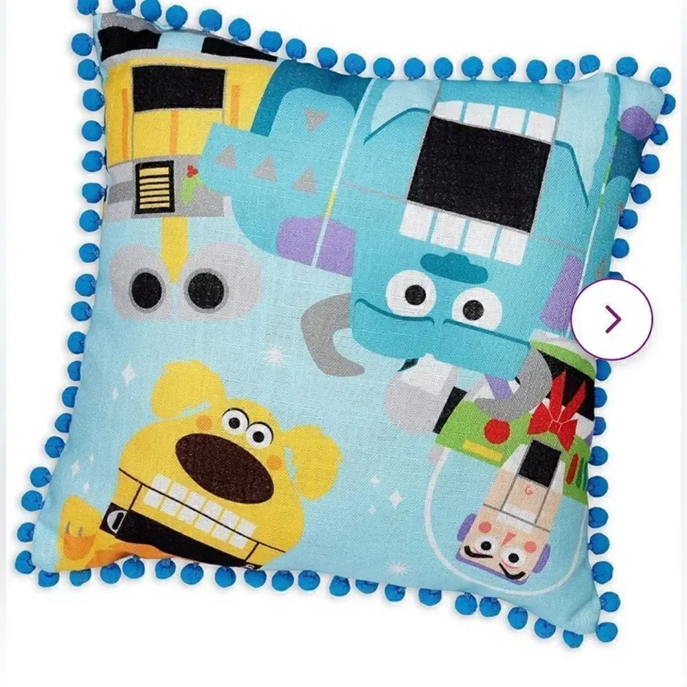 Disney Throw Pillow - Pixar Holiday ''Toy To The World''